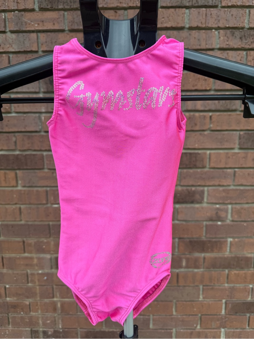 Ozone Gymnastics Solid Bright Pink Gymstars Tank Leotard Youth Girls Size XS 4-5